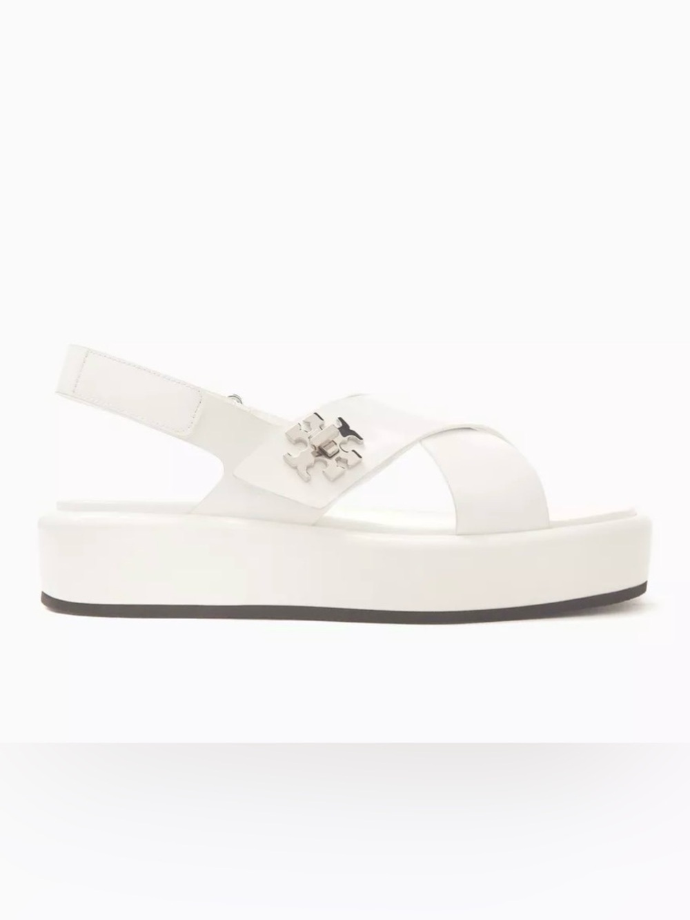 Tory Burch, 40mm T-Lock platform sandals in White, Size 8.5 - Picture 13 of 13